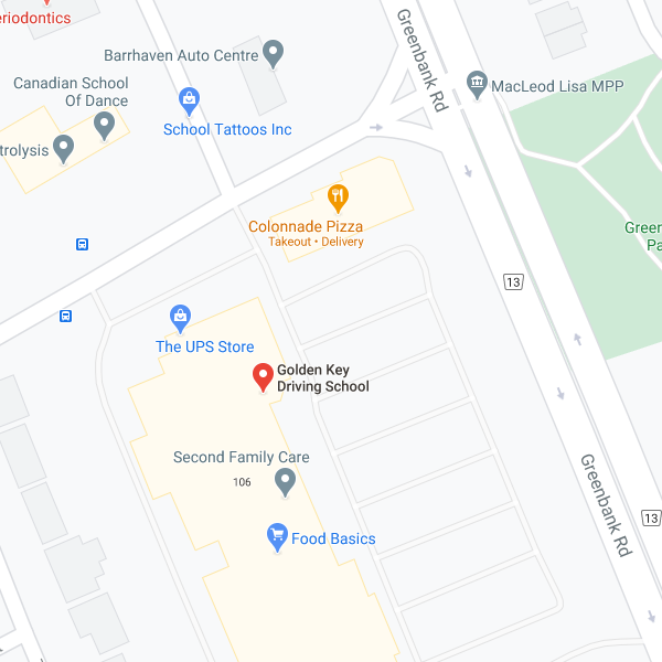 Picture of a google maps segment for our Barrhaven Location